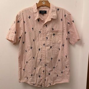 Pacsun cactus button down